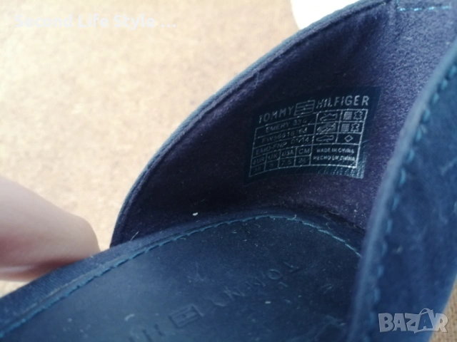 № 38 Tommy Hilfiger оригинални дамски еспадрили сандали на платформа, естествена кожа, снимка 13 - Сандали - 53111577