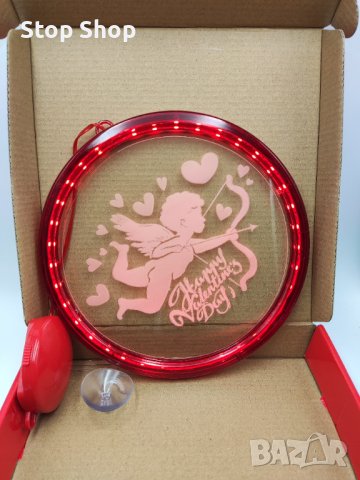 Led лампа Свети Валентин valentine 3d light , снимка 2 - Декорация за дома - 39137168