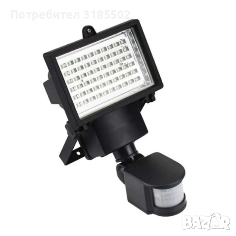 LED прожектор с датчик и соларен панел, снимка 10 - Прожектори - 51456509