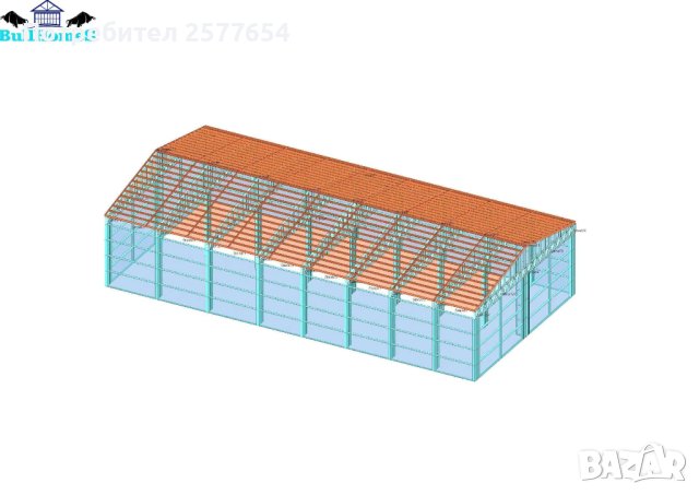 ЛИЗИНГ - Хале, Халета, Склад, Складове, Магазин, Магазини - 288м², снимка 3 - Строителни материали - 44212757