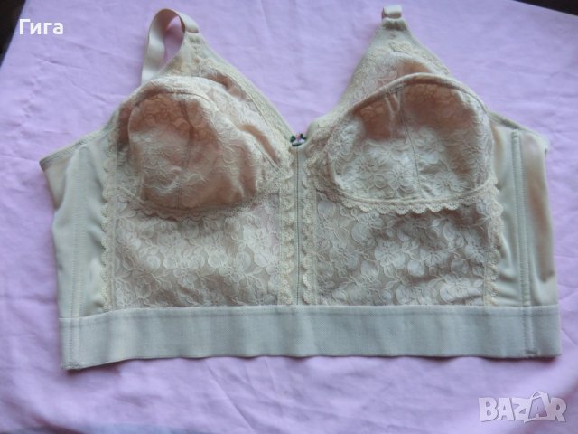 бежов сутиен с много широк колан 105Е, снимка 1