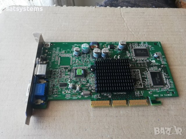 Видео карта NVidia GeForce 4 Creative (8877 VER:100 ) 64MB DDR 128bit AGP, снимка 5 - Видеокарти - 39153149