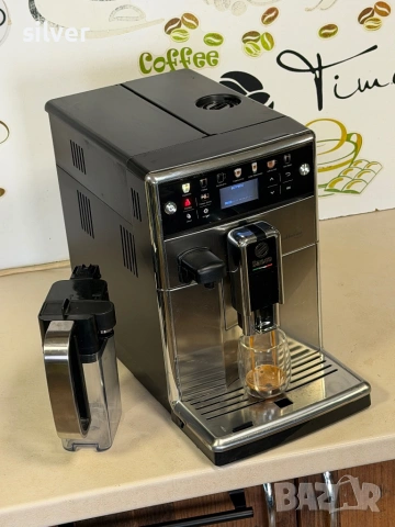 Кафемашина кафе автомат Saeco PicoBarista de luxe с гаранция, снимка 3 - Кафемашини - 53941691