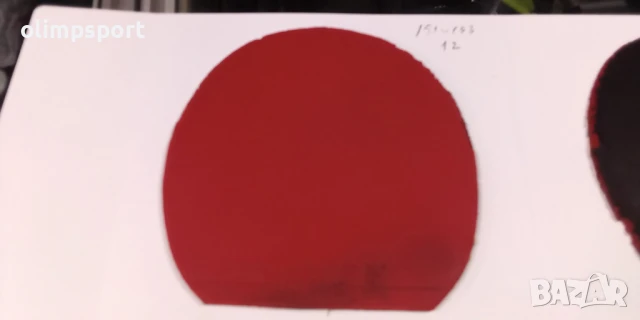 гума за тенис на маса tibhar evolution els червена мах , размер 151х153мм 6 месеца игра, снимка 2 - Тенис - 50804927