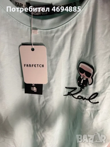 Тениска Karl Lagerfeld с етикет, снимка 2 - Тениски - 52924468