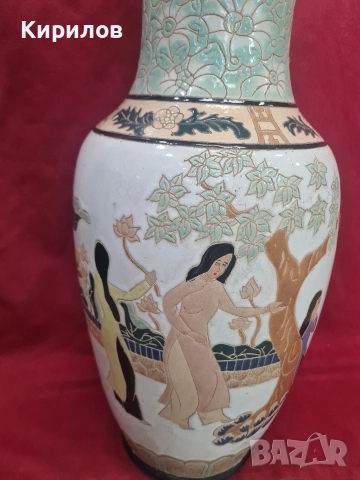 Голяма Стара Порцеланова Ваза! , снимка 5 - Антикварни и старинни предмети - 52980807
