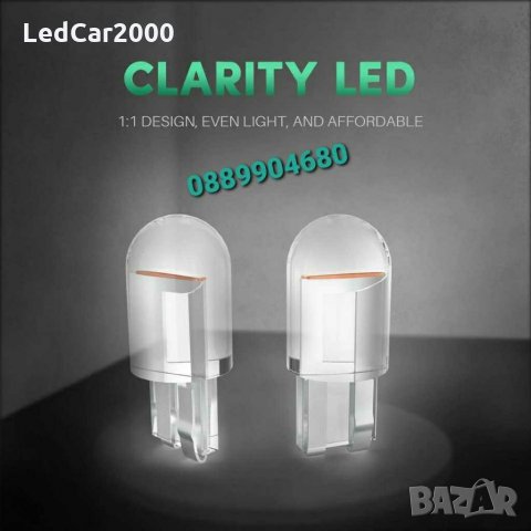 Лед крушки T10 LED (10 броя в пакет), снимка 5 - Аксесоари и консумативи - 30376702