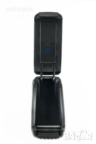 Подлакътник, Skoda Fabia 1999-2007 г., еко кожа, черен, снимка 4 - Аксесоари и консумативи - 49840382