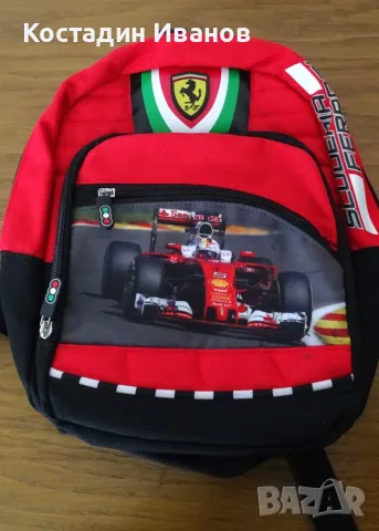 Ferrari Formula 1 детска раница F1 болид Ферари Формула 1, снимка 9 - Раници - 56244096