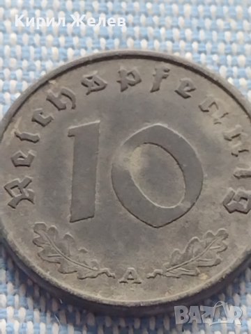 Монета 10 райхсфенинг 1941г. Германия Трети Райх с СХВАСТИКА за КОЛЕКЦИЯ 29388, снимка 3 - Нумизматика и бонистика - 42820030