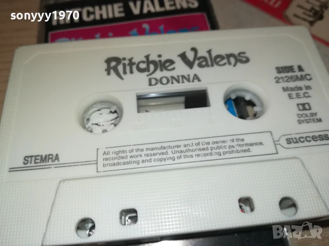 RITCHIE VALENS-ORIGINAL TAPE 2507251047, снимка 12 - Аудио касети - 51136911