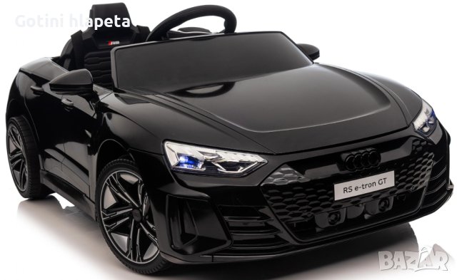 Акумулаторен джип AUDI RS E-TRON GT Licensed 12V батерия,MP3, с меки гуми с Кожена седалка, снимка 4 - Детски велосипеди, триколки и коли - 37661752