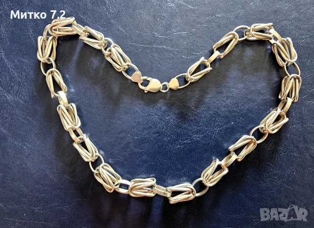 сребърен ланец -12