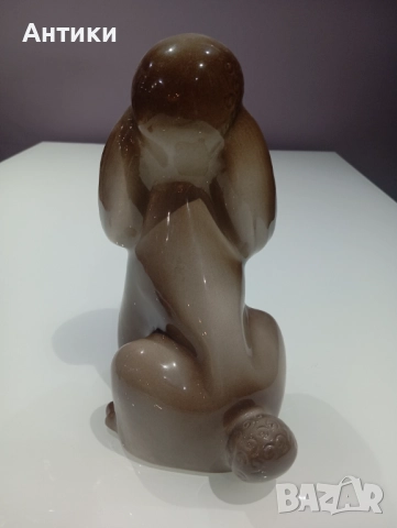 Порцеланов Пудел маркиран огромен , снимка 8 - Колекции - 52497136