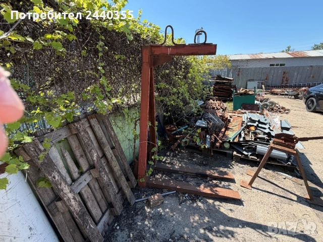 Палетна вилица за кран или мотокар , снимка 2 - Индустриална техника - 52225185