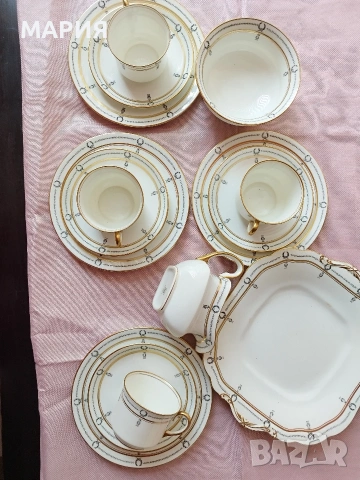 Aynsley 1905г костен сервиз , снимка 4 - Антикварни и старинни предмети - 53923310