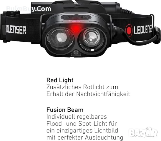 Челник Ledlenser H19R Core 3500 лумена [Енергиен клас A], снимка 6 - Къмпинг осветление - 50094692