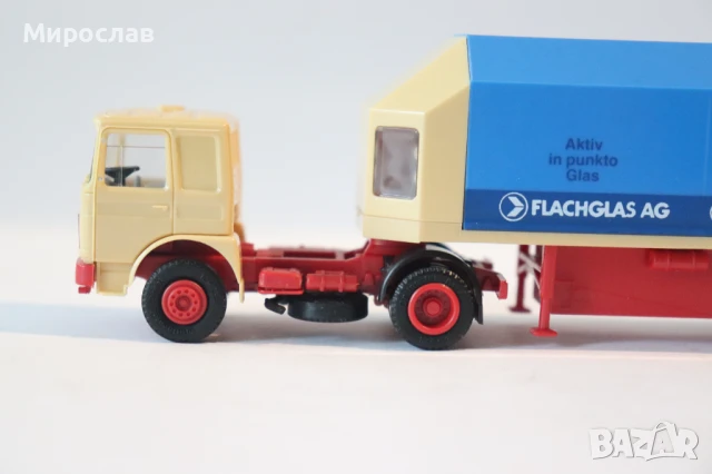 HERPA  1:87 H0 MAN  КАМИОН ТИР ИГРАЧКА МОДЕЛ, снимка 3 - Колекции - 49742859