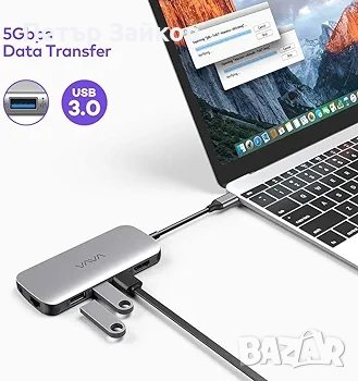 VAVA 9-в-1 USB C хъб адаптер с Pd захранване, снимка 3 - Друга електроника - 42859030