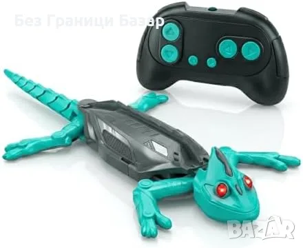 Нов Радиоуправляем стенен гекон RC робот гущер LED USB подарък за деца Коледа играчка рожден ден