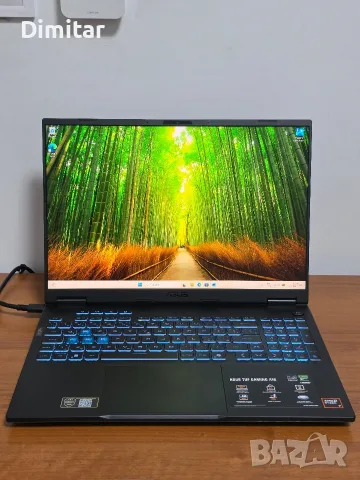 Чисто Нов Gaming Лаптоп Asus Tuf Gaming A16 Ryzen 7 260 RTX 5070 32GB Ram 1TB Nvme 2г Гаранция