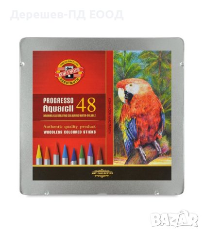 Акварелни моливи Koh-i-noor Progresso 48 цвята, снимка 1