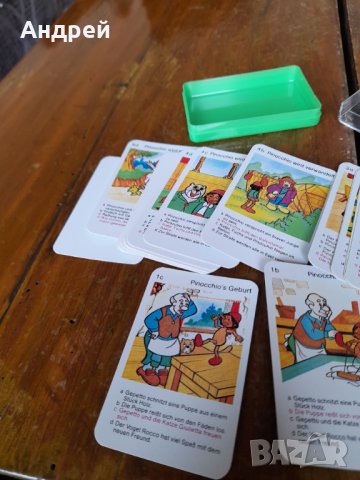 Стари карти Пинокио, снимка 4 - Други ценни предмети - 39942385