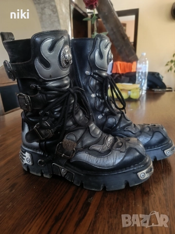 Мото Рок ботуши NEW ROCK номер 43, снимка 5 - Мъжки ботуши - 52175860