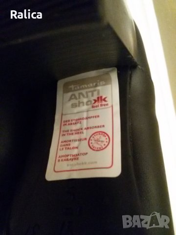 Tamaris боти естествена кожа, снимка 5 - Дамски боти - 29494697