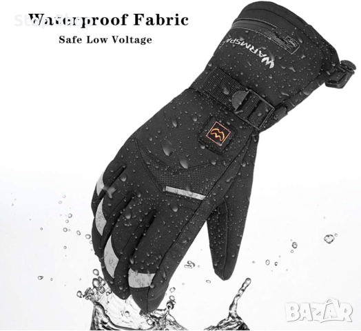 Електрически Ски ръкавици Мотор Мъже Жени с електрическа акумулаторна Зима Колоездене , снимка 6 - Аксесоари и консумативи - 44734670