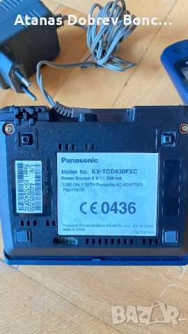 Телефон Panasonic, снимка 2 - Стационарни телефони и факсове - 44339865