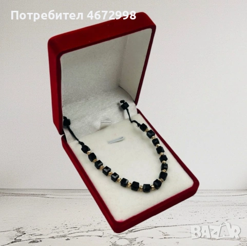 Златна гривна на конец 14к