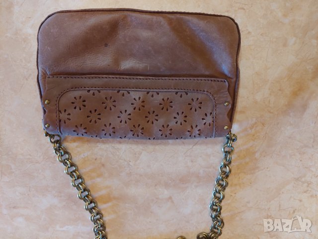 Дамска кафява чанта Mango, снимка 2 - Чанти - 38113293