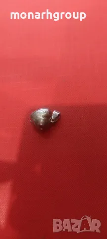 Сребърна висулка сърце, снимка 4 - Колиета, медальони, синджири - 48900618