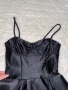 Черна мини рокля Replica-Moda XS, снимка 2