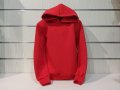 Нов детски суичър в червен цвят с качулка, снимка 5