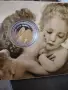 Сребърна монета с златно покритие 24 карата 1oz 31.1гр Proof Твоят Ангел Хранител, снимка 1