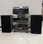 🔊Ретро аудио сет TECHNICS - ресийвър, CD плеър, дек, грамофон и аудио шкаф🔉, снимка 8