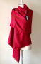 Moschino нов червен шал , снимка 1 - Шалове - 44808954