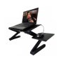 Мултифункционална Алуминиева сгъваема маса за лаптоп Т8 с два охладителя, 11 позиции, снимка 3
