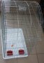 Клетка за големи Папагали, Птици, Супер голяма XXXL2 с объл покрив тънка тел малки отвори 1см - Жако, снимка 2