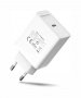 Зарядно за телефон, таблет и др. USB Type C изход 20W Vention FADW0-EU QC3.0 + PD Без кабел Бяло, снимка 2