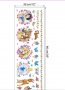 Детски стенен стикер Принцесите на Дисни със скала за измерване ръста на детето  , снимка 2