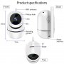 Топ модел Smart camera 1080p, Full HD IP - Wifi Смарт камера Бебефон, снимка 5