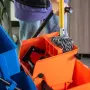Професионална количка за почистване с 2 x 26L кофи, снимка 9
