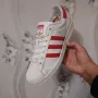 adidas Superstar 'White Scarlet номер 44 2/3  оригинални маратонки / кецове , снимка 2