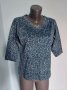 Памучна дизайнерска блуза "Karen Scott"® / голям размер / висок клас качество, снимка 2