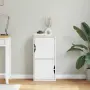 vidaXL Страничен шкаф ODDA White 40x24x79 cm Масивна дървесина Бор, снимка 3