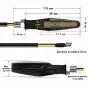Водоустойчиви LED мигачи за мотор с M10 резба 2 броя, снимка 3