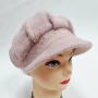 Дамска зимна плетена шапка , снимка 3